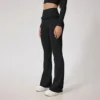 Black-flare leggings