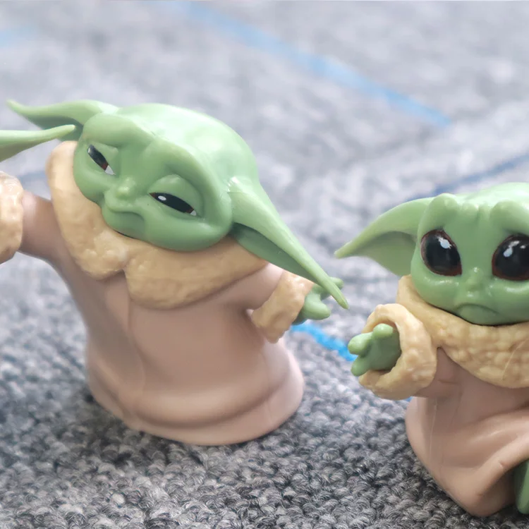5 шт. пластиковые игрушечные фигурки мандалор ПВХ куклы экшн-игрушки мини-малыш йода малыш подарок Модель игрушка Аниме