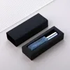 Clear glass spray bottle + double line silver cap + black box