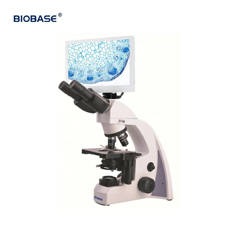 BIOBASE LCD Screen Display Laboratory Digital Biological Microscope Binocular Trinocular Microscope