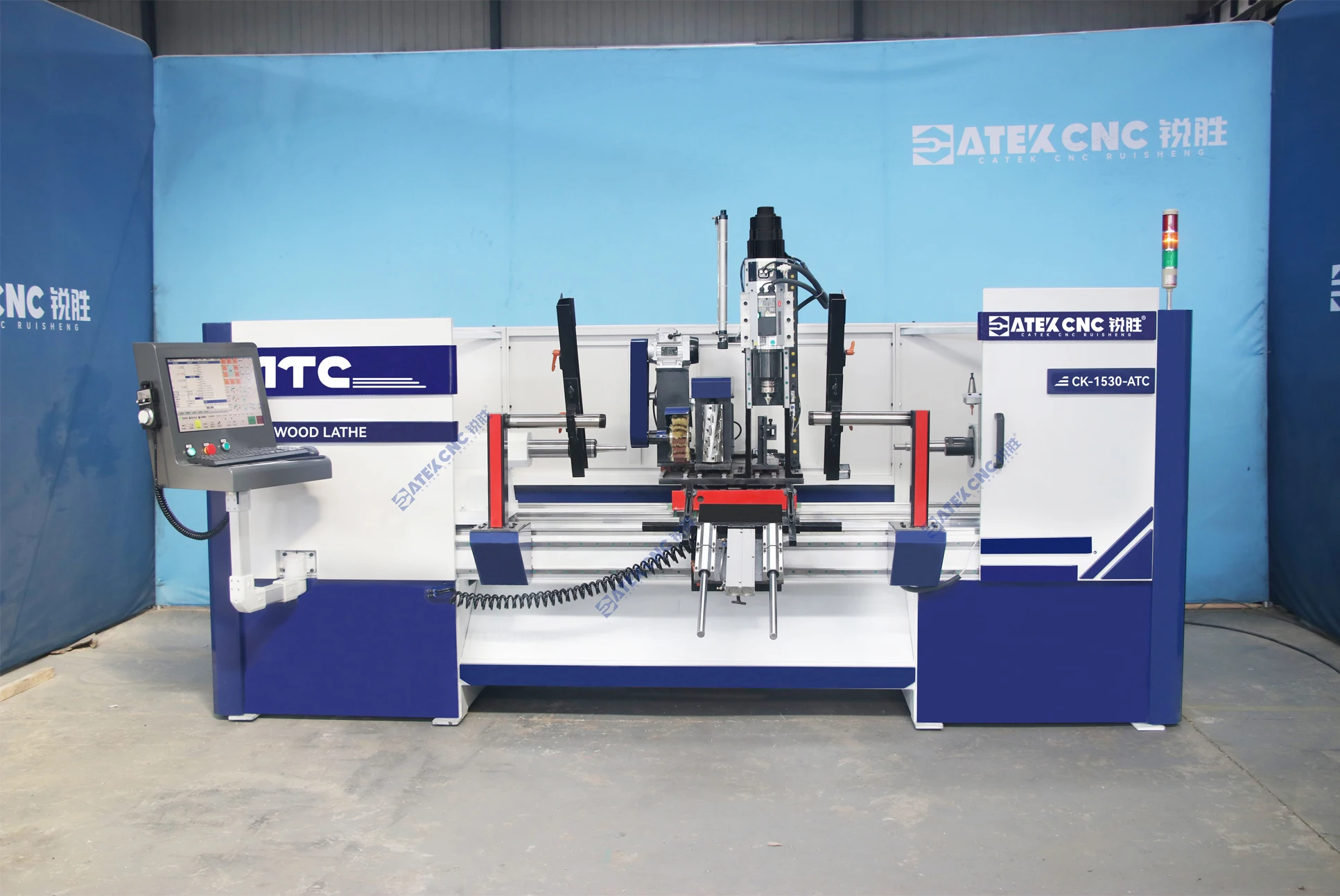 kaoch CK-1530-ATC 4 Axis CNC Wood Lathe - High-Accuracy Cutting