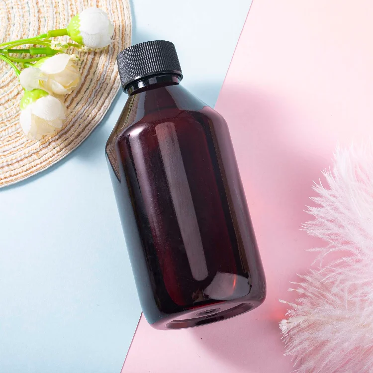 60ml 100ml Pet Plastic Cough Syrup Bottles With Childproof Lid Screw Cap and Pump Sealing Types for Medicine Syrup