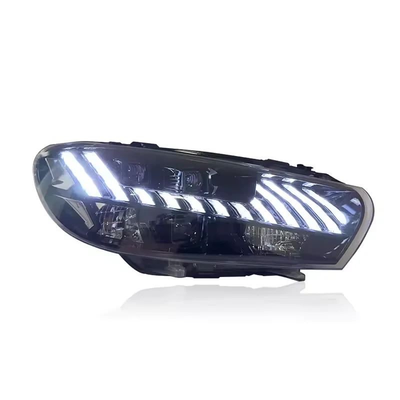 SJC Auto Car Part LED Headlights Assembly for Volkswagen Scirocco 1.4T 2.0T Daytime Running Front Lamps Hot-selling Fog Driving