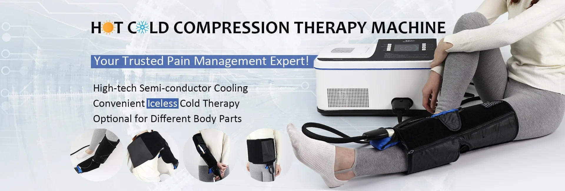 Professional   Semiconductor Body Therapy for  Paris Olympics Athlete Rehabilitation Iceless Cooling and Heating Therapy Machine supplier