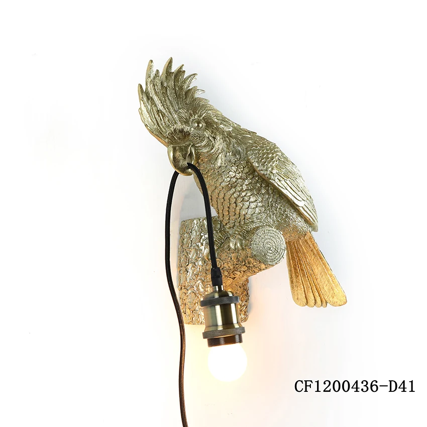 3D Resin Animal Statue with Lamp for Interior Wall Decor and Table Decor Unique Lighting CLASSIC Support Single-piece Package details