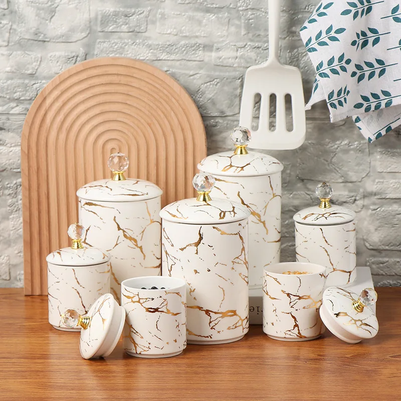 Elegant Ceramic Spice Jars Perfect for Kitchen Gifts