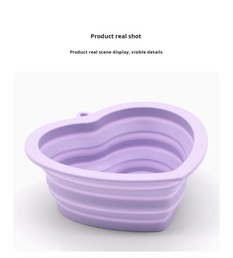 Portable Outdoor Dog Food and Water Bowl Food Grade Silicone Folding Pet Bowl Easy Feed Dog Bowl Pet Supplies manufacture