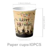 Brown Paper cups-10 pcs