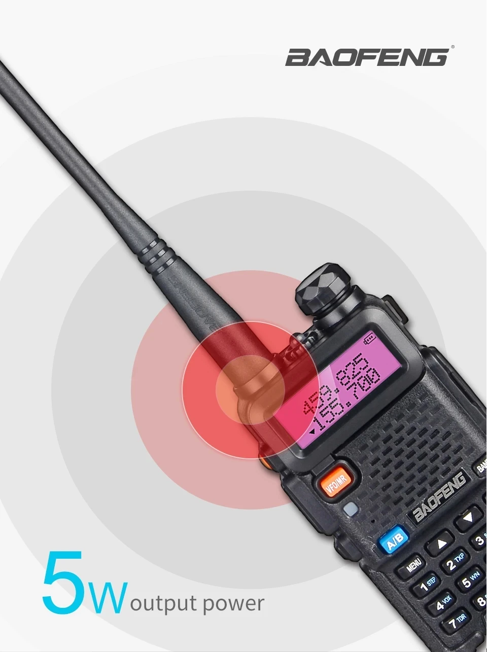 Best Selling Baofeng Uv R Dual Band Vhf Uhf Two Way Radio Original Hot Bf Uv R Walkie Talkie W