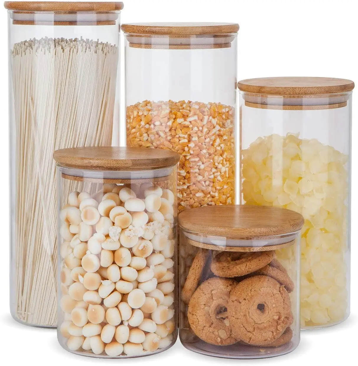 high quality food glass storage jar