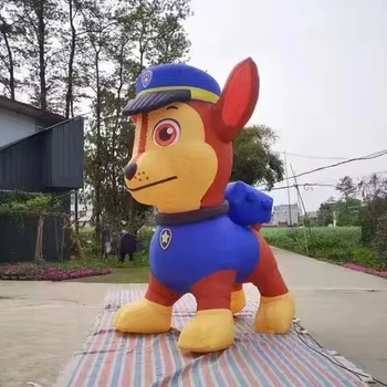 Paw Dog Patrol Model Inflatable Customized Cartoon Animals Model Funny Dog For Decoration