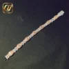 FH2393-10MM-Silver and Rose Gold two tone