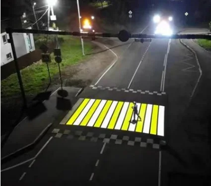 Sidewalk High Power 200w Zebra Crossing Logo Custom Projection Gobo Light Outdoor logo Projector Light
