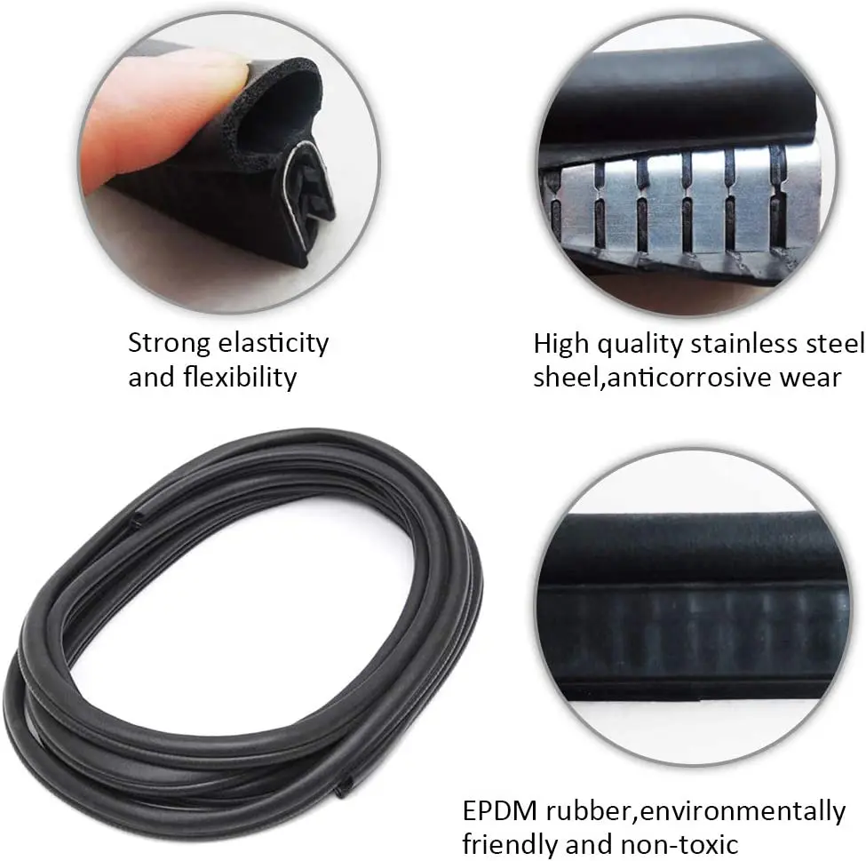 Extruded Epdm Rubber Seal Strip Weather Striping For Auto Door And ...