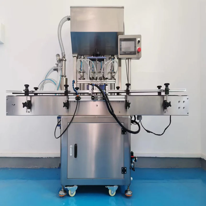 Suspension Automatic Filling Machine Syrups Filling Machine Liquid Detergent Production Line