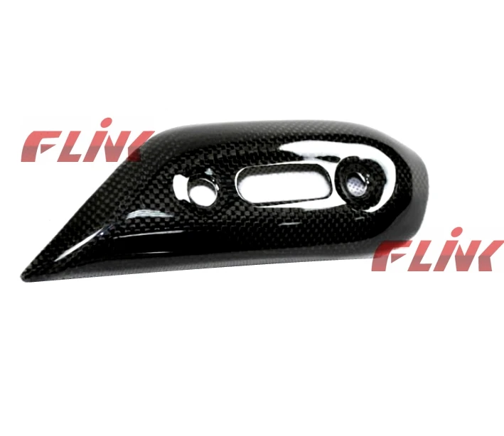 Carbon Fiber Racing Exhaust Guard For Ducati 749 / 999 (2003-2006) – Gloss 3K Twill