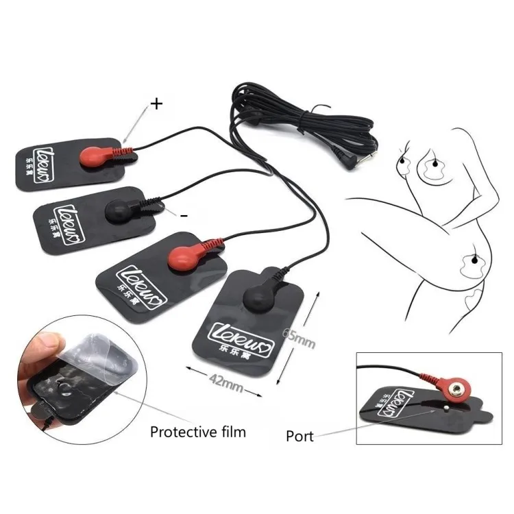 Electro Shock Anal Plug Penis Plug Cock Rings Medical Themed Toys Massage  Pad Nipple Clamps for Men Electric Stimulate Sex Toys
