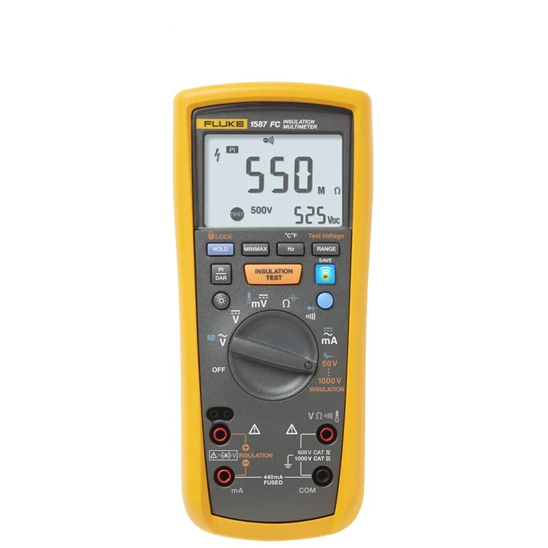 Fluke 1587 Fc Insulation Resistance Tester Multimeter Digital ...