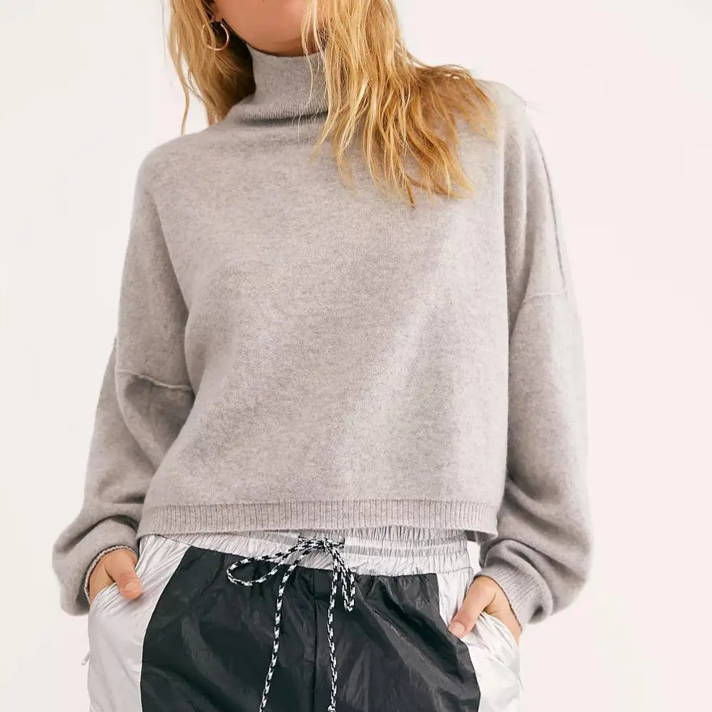 relaxed fit turtleneck