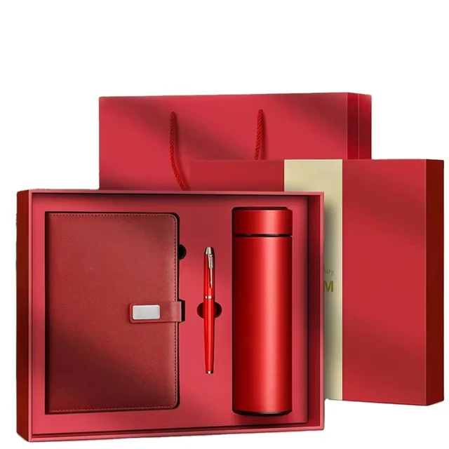 cheap priceCustom Corporate Gift Set Luxury Vacuum Cup Notebook Executive Kits Business Promotional Gift Set With Box