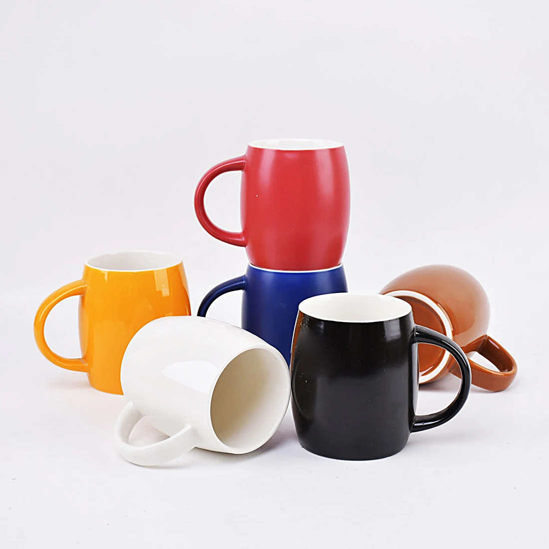 Wholesale Factory Direct Sell Cheap Price Orange Ceramic Mug