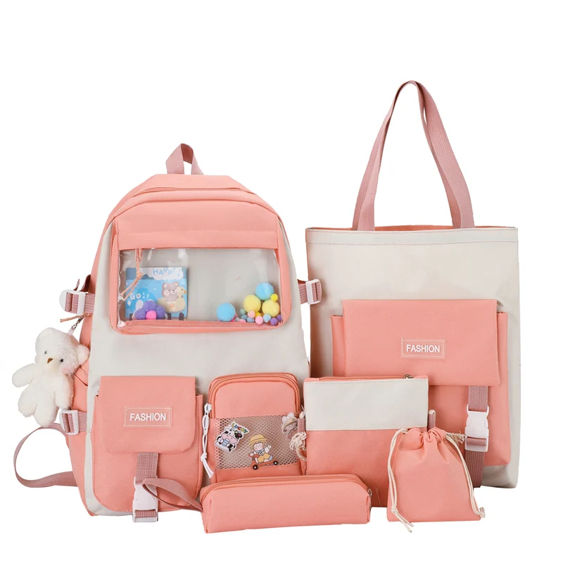 5 Piece Backpack Set - Fashionable & Functional School Bags display picture 2
