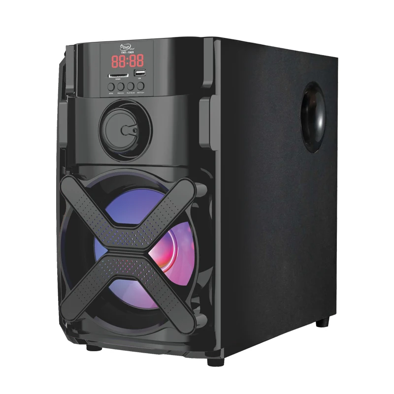 Tntstar caixa de som TNT-1903, caixa de som portátil, novo sistema