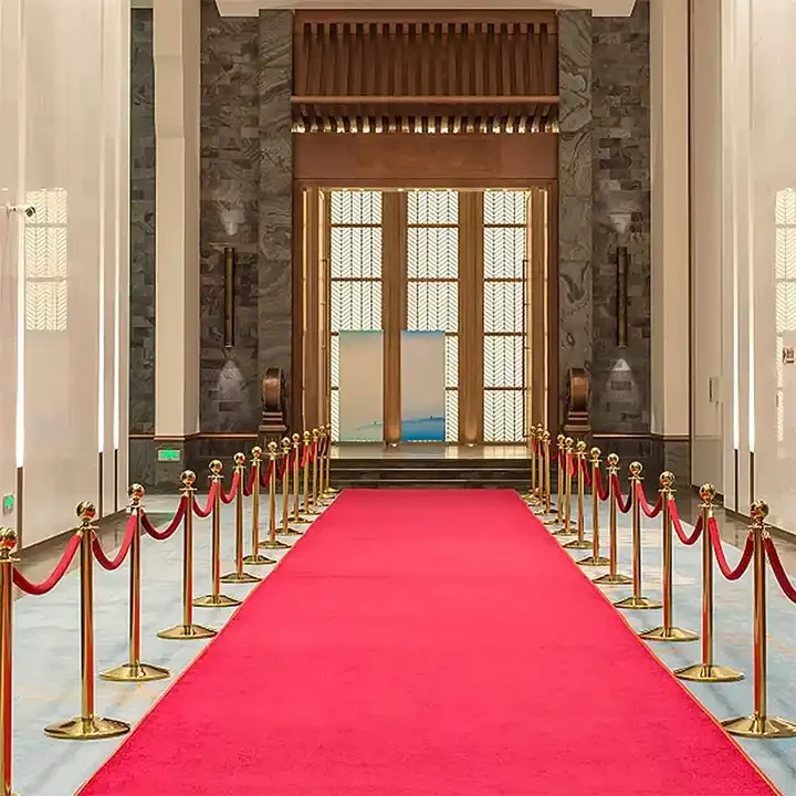 2024 горячая Распродажа, оптовая продажа, традиционное мероприятие, награда, ковер, подвесные перила, Барьерная Бархатная веревка, набор для контроля толпы