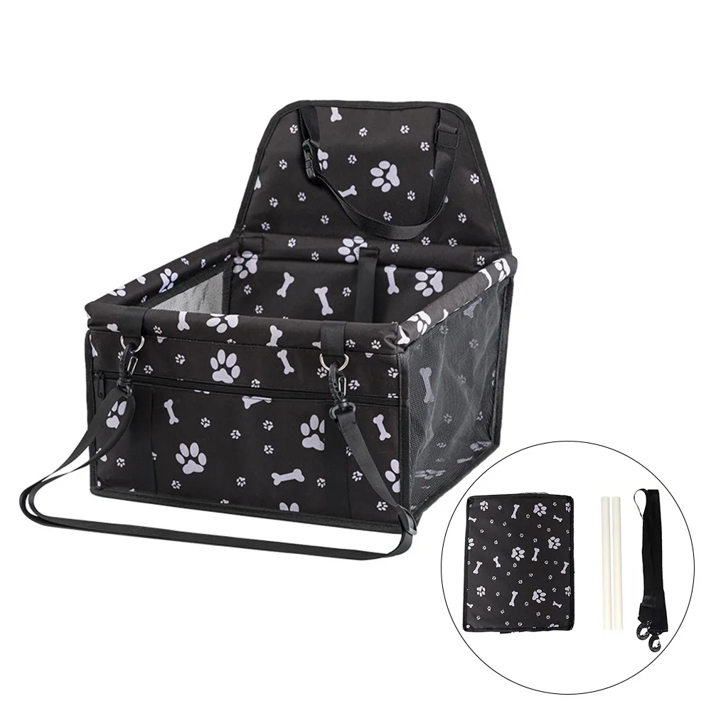 Hot selling customized travel safety luxury portable dog car booster seat bed