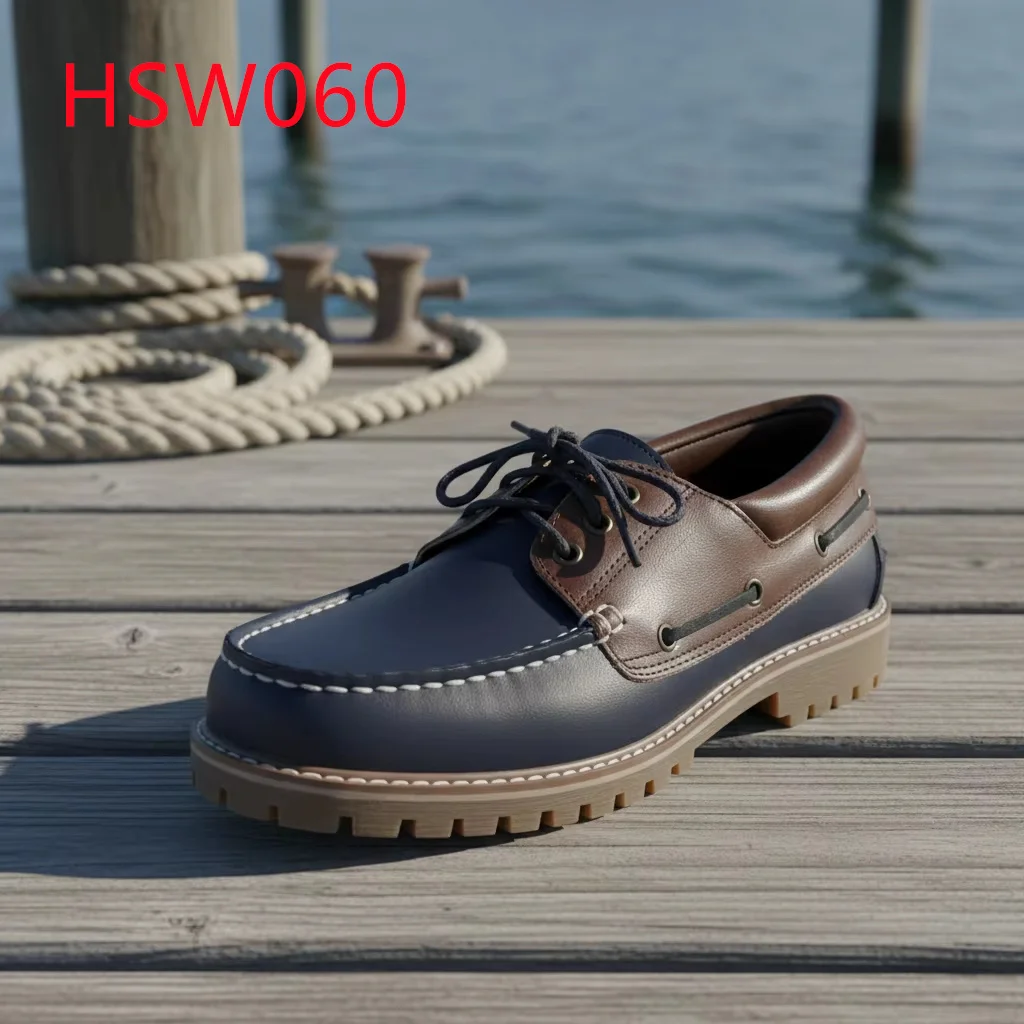 LXG,Spain Market Popular zero Break-in comfort Penny Shoes Boardwalk Walking Easygoing Style Lace up Moccasin Shoes HSW060