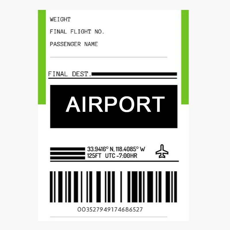 Jinya Luggage Tag Labels Customized Solutions for Airlines