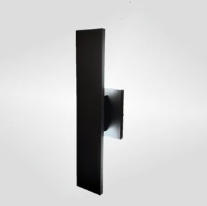 Modern LED Waterproof Wall Lamp, Black Minimalist Waterproof Design, Suitable for Foyer, Garage, Porch