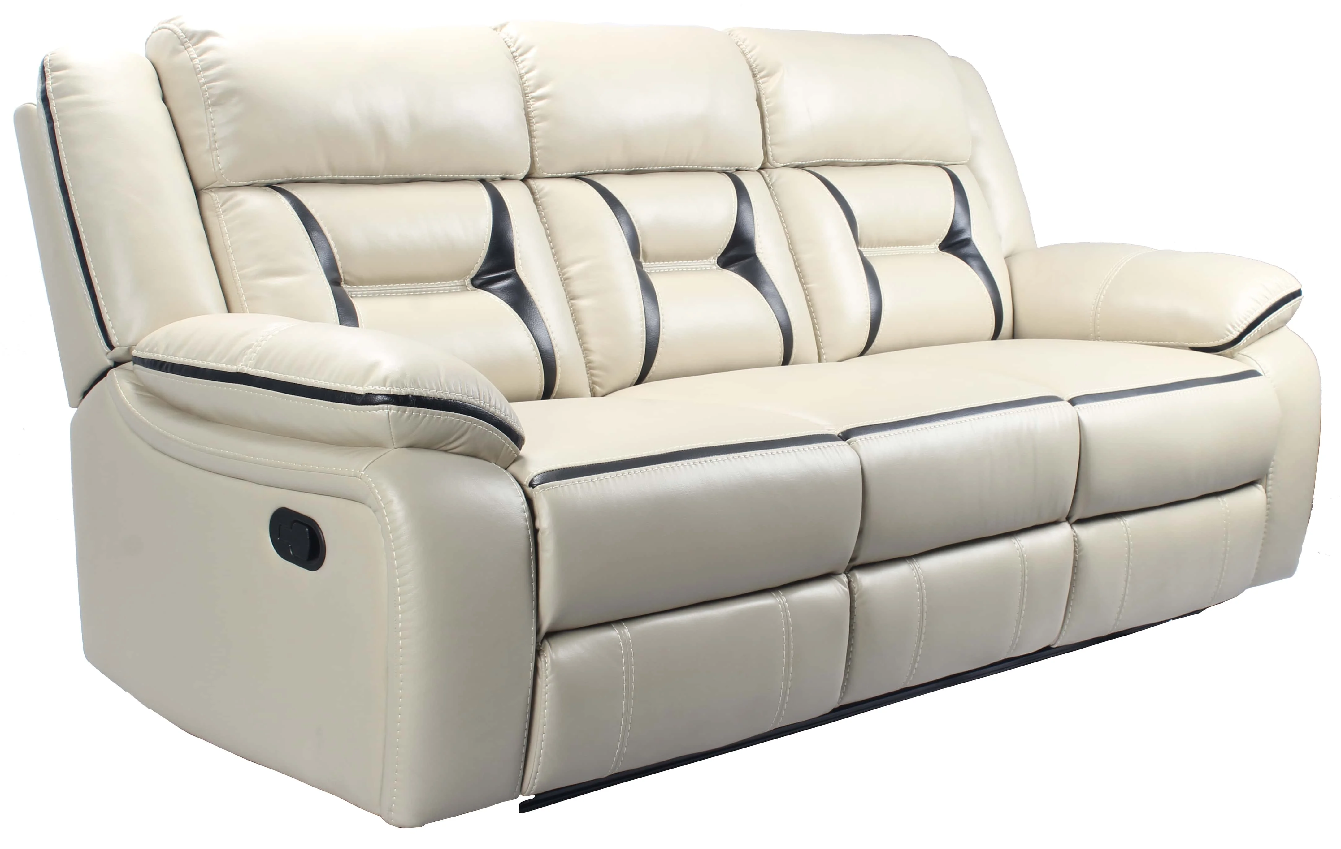 Modern Motion Sofa Set Leather Air Recliner Sofa Set Upholstery