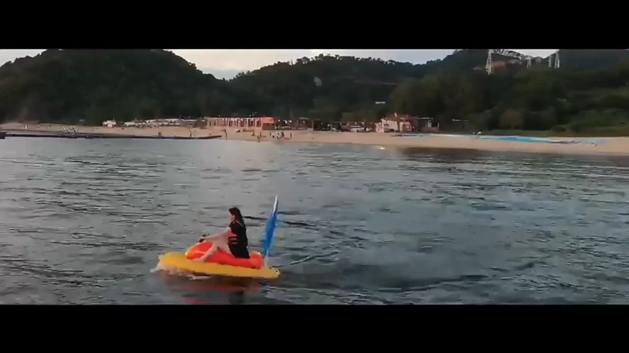 Remote Control Electric Motorized Inflatable Jet Ski Boat Water