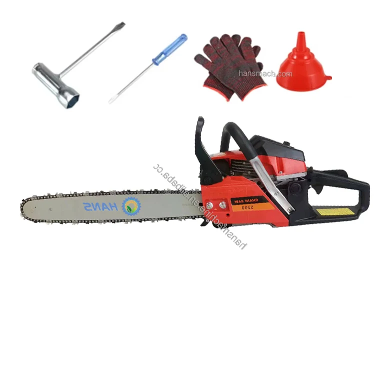 WARRENAU 22" 52cc Gas Chainsaw – 2-Stroke Gasoline Powered Chain Saw W/ Accessories