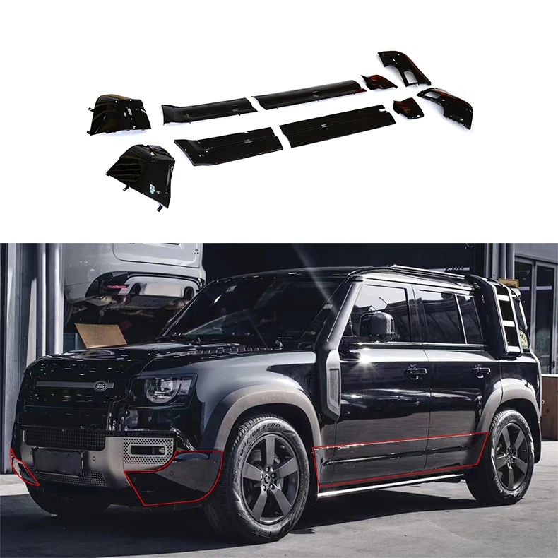 Car Bodykit Side Sill for Land Rover Defender 110 L663