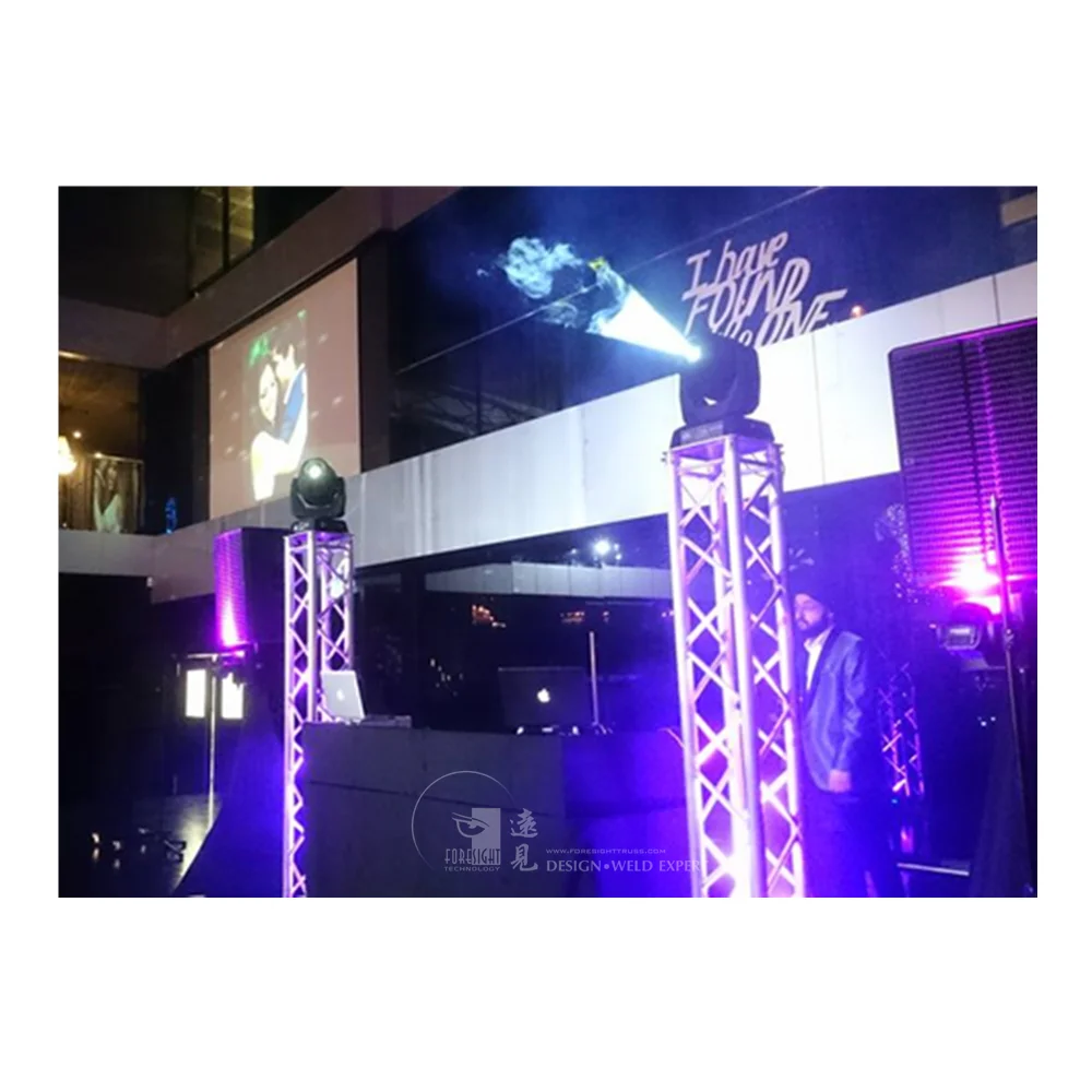 
6,5 футов dj Truss totem stand движущийся свет с черным/белым гримом 