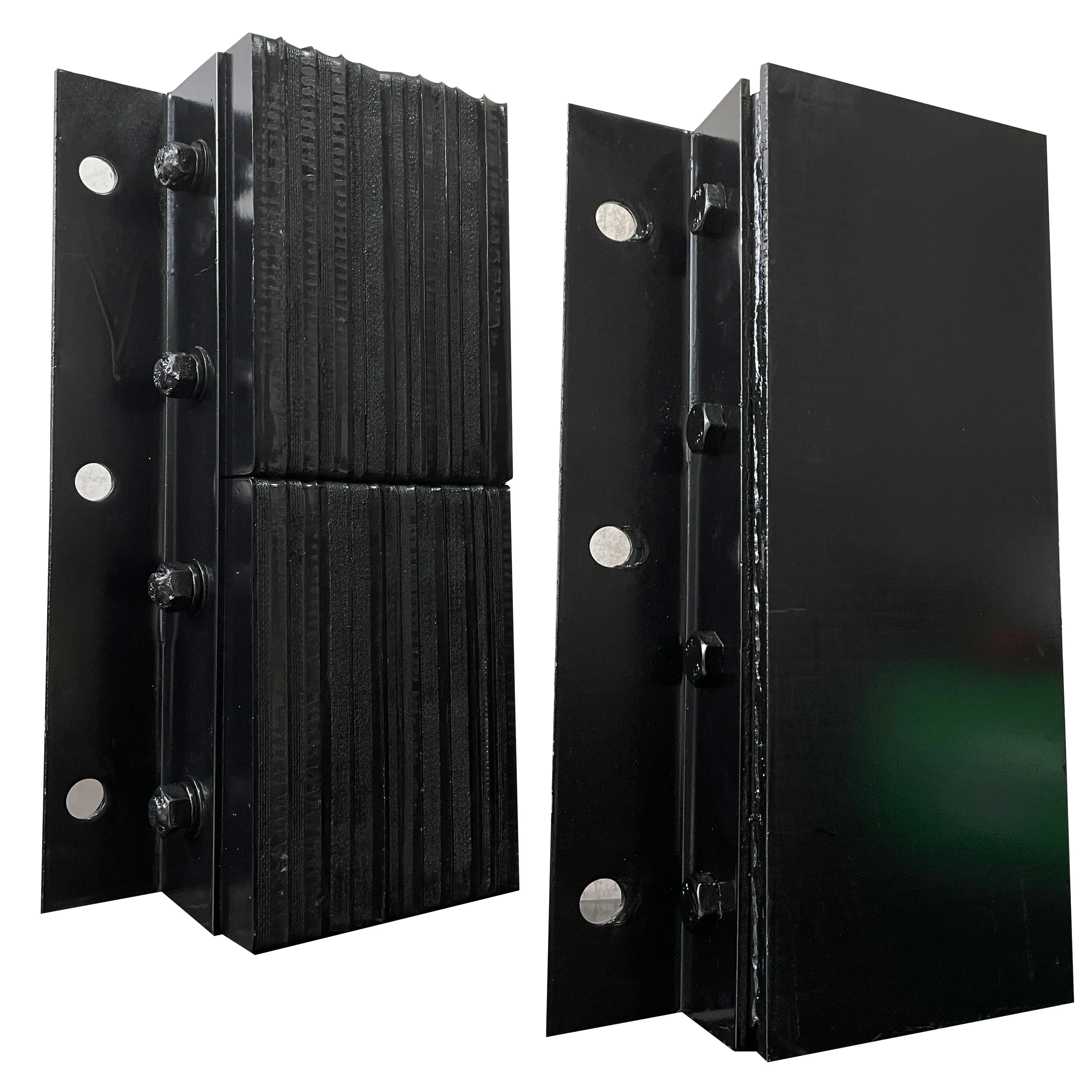 Steel Face Laminated Custom Dock Bumper Block Loading Dock Bumper Heavy Duty Dock Fender All Black details