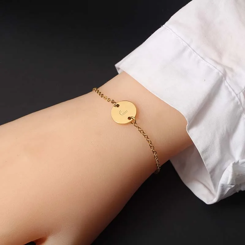 Initial Charm Bracelet