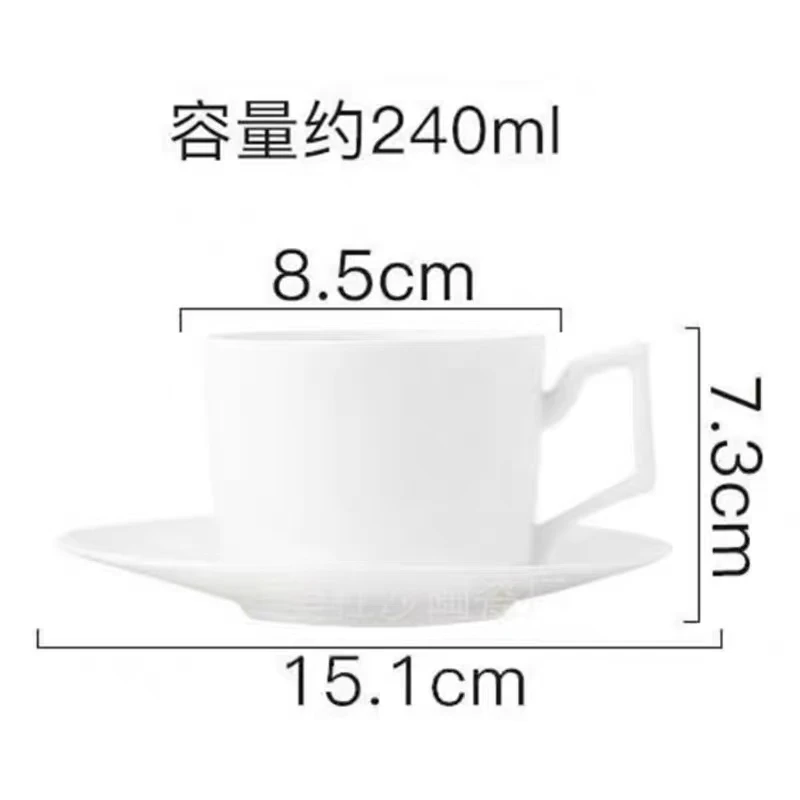 Dinner Set Luxury Ceramic Coffee Cup with Saucer Cappuccino Latte Ceramic Coffee & Tea Mug Sets supplier