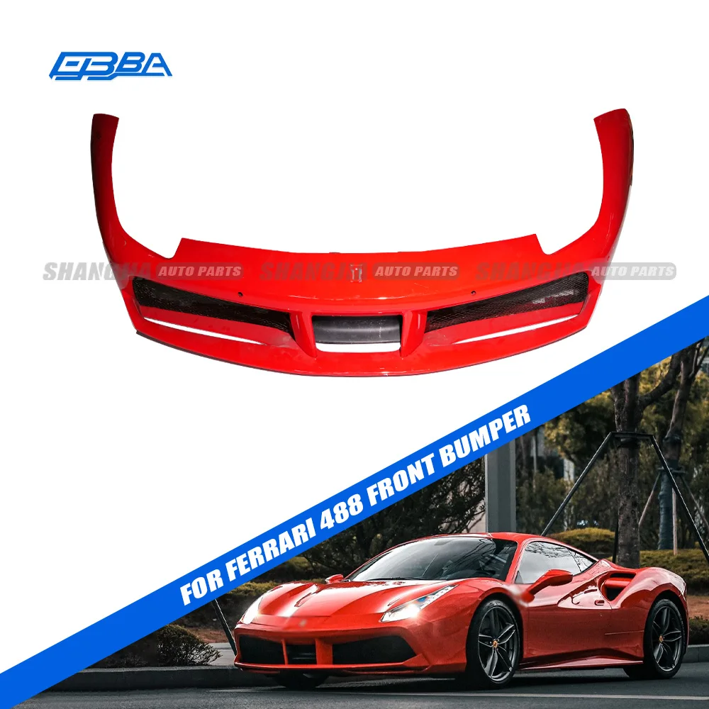Endurnýjanlegar aukahlutar Bíll Framkanti Viptahlutir Frambenni fyrir Ferrari F488 OE 87973710