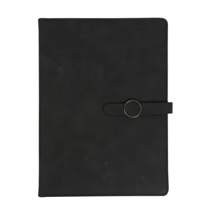 Gift Box with Pen and USB Drive Flash for Office and Business B5 Notebook with Round Button Magnet