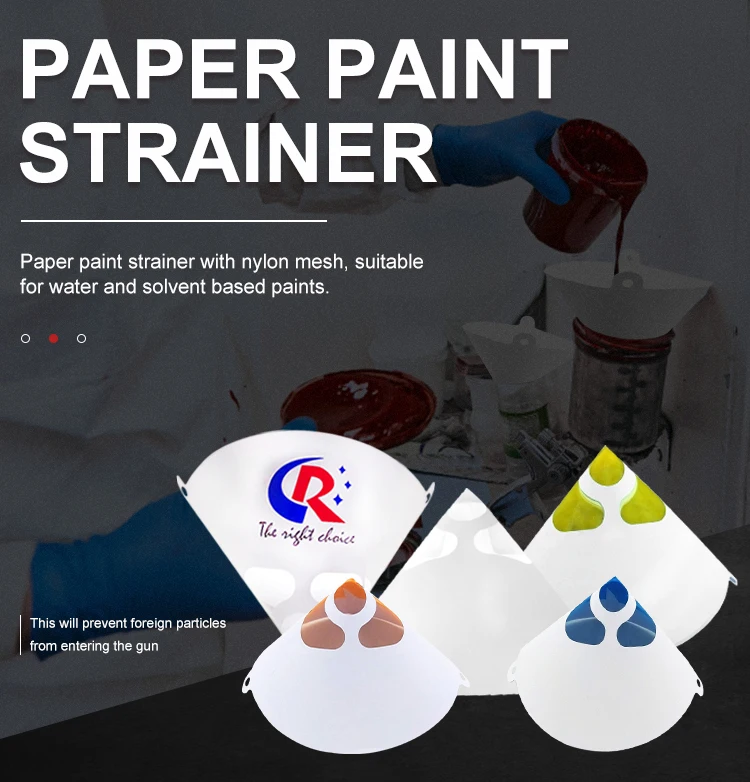 Filtering Water / Solvent Based Paint Paper Strainer