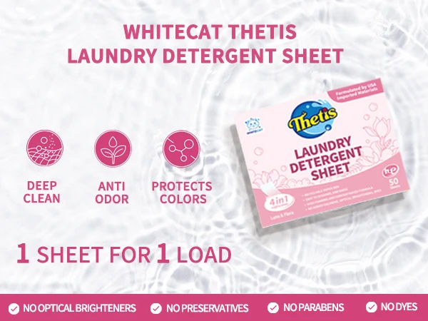 Deep clean LAUNDRY DETERGENT SHEET