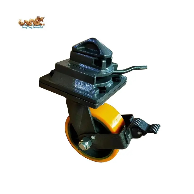 3 Ton Single Wheel Shipping Container Caster Wheel Castor Wheels with Twist Lock
