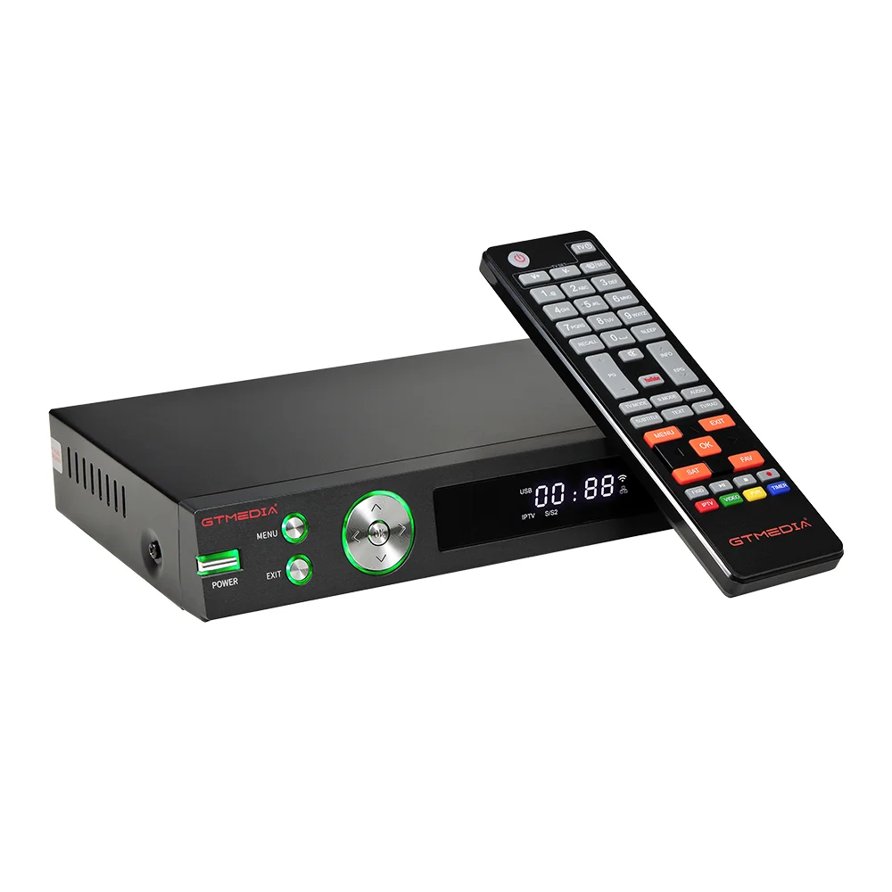 DVB GTMEDIA V8 Turbo Satellite TV Receiver 64MB V8 Turbo 1080P with CA Card Solt