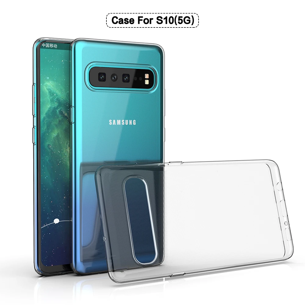 Clear Samsung Galaxy S10 5G Case Ultra Thin Soft TPU