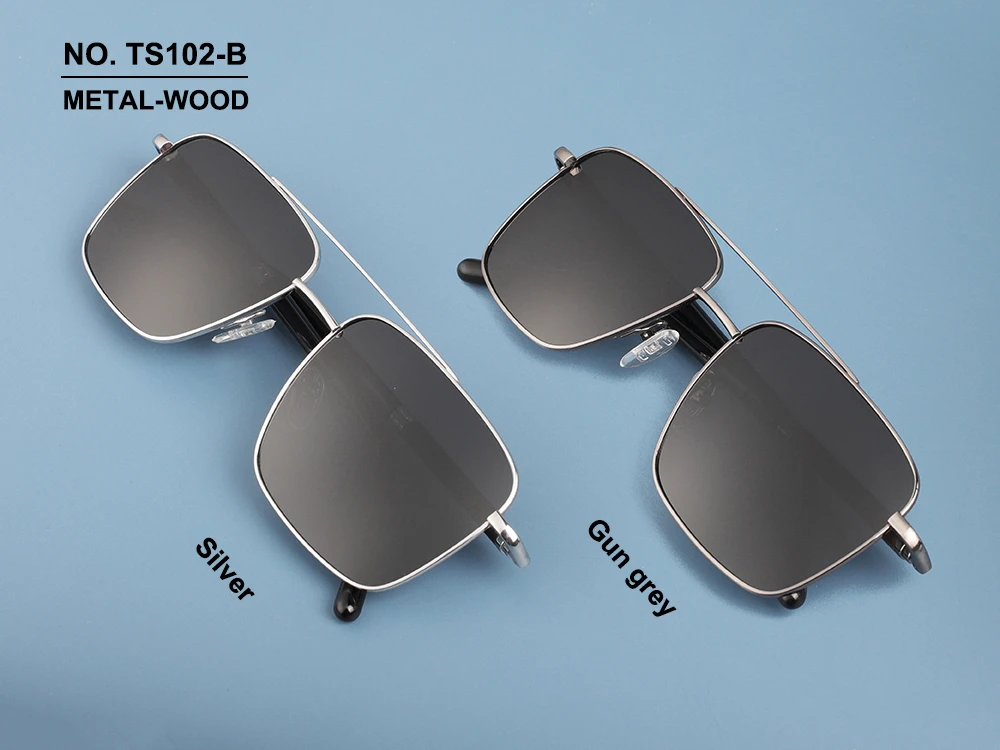 2024 Titanium Wood Sunglasses Eco Friendly Bamboo Temples Arms Eyewear   H8817316c05314ed8a01b8b32798cf301S 