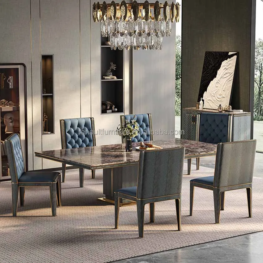 Ct-2120 Luxury Furniture 8 Chairs Dining Room Sets 6 Chairs Table - Buy ...