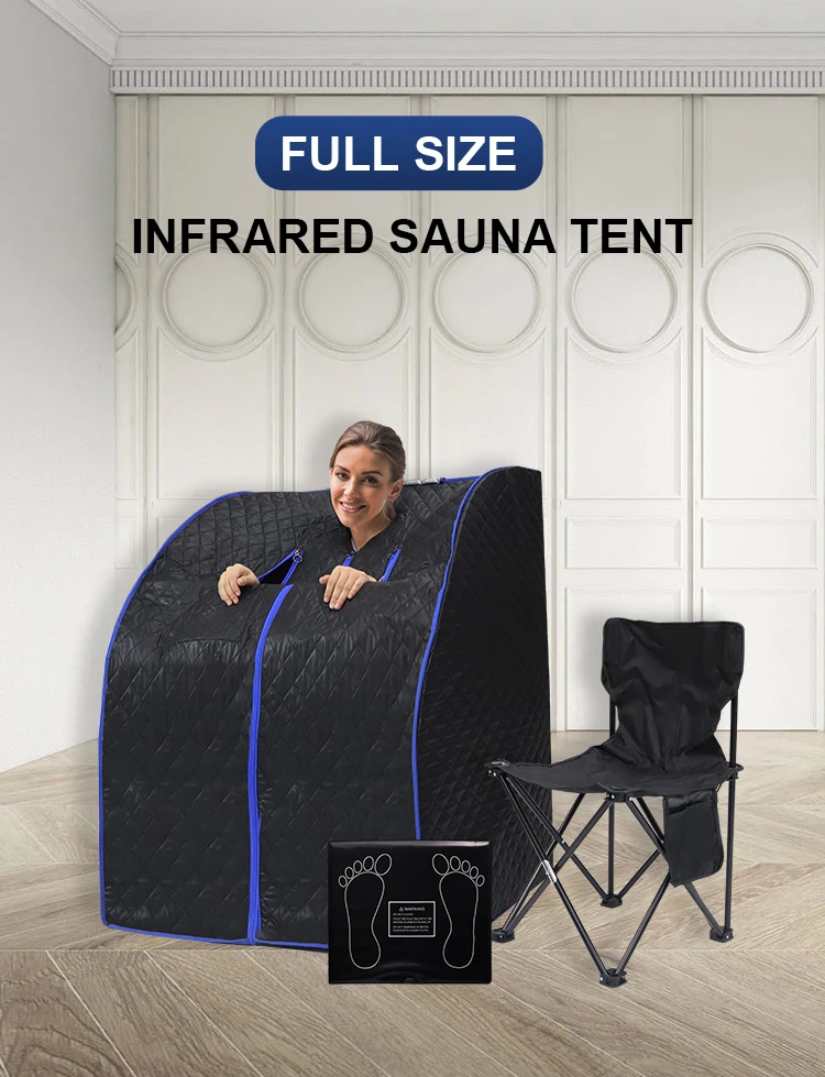 Fumei Personal Dry Saunas Indoor Black Fabric Carton Acrylic Modern